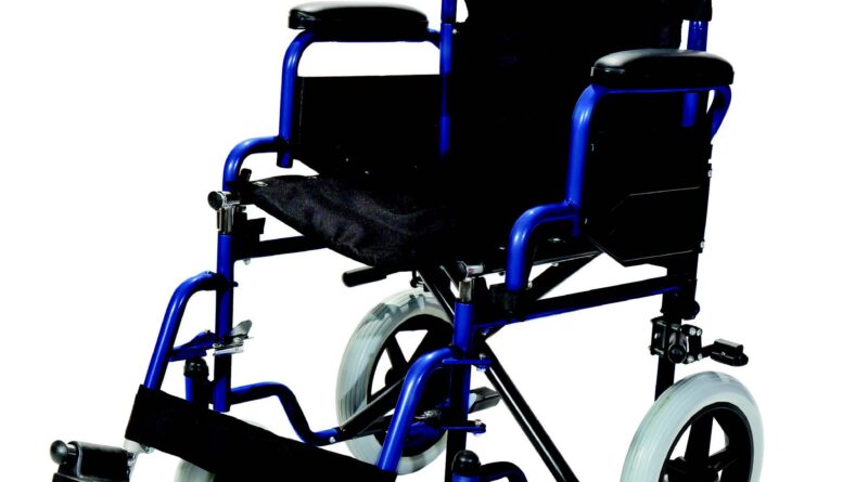 Aναπηρικό Αμαξίδιο Gemini Blue με μεσαίους τροχούς 43cm 0811603